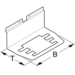 Zeige Details für Tellerhalter 3-fach 13x18 cm Bild von Tellerhalter 3-fach 13x18 cm