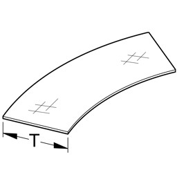 Zeige Details für Glasfachboden Innenecke rund 45° (glatt) 10mm Bild von Glasfachboden Innenecke rund 45° (glatt) 10mm