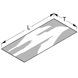 Bild von Riefengummi AM100cm schwarz