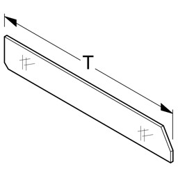 Bild von Trennscheibe H5,5 Glas