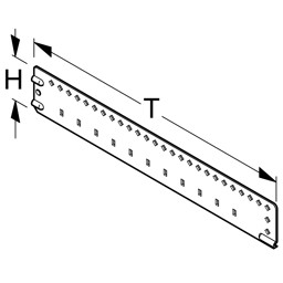 Bild von Trennblech Quadrant gerade H5,5