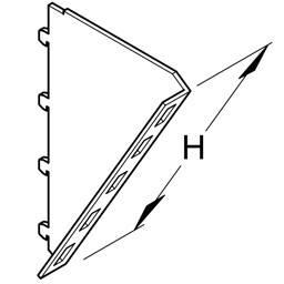 Zeige Details für Schräghalter-Seitenteil H40 (Paar) Bild von Schräghalter-Seitenteil H40 (Paar)