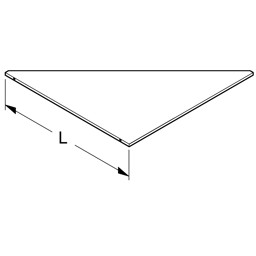 Bild von Abdeckung für Rückwand IE90°