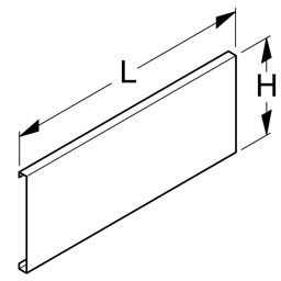 Zeige Details für Blendenverlängerung H20 L50cm Bild von Blendenverlängerung H20 L50cm