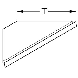 Zeige Details für Abdeckboden Außenecke 90° Bild von Abdeckboden Außenecke 90°