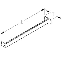 Bild von Lochstange mit Abstand T10cm