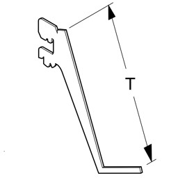 Bild von Konsolen für Ablagen T30 (Paar)