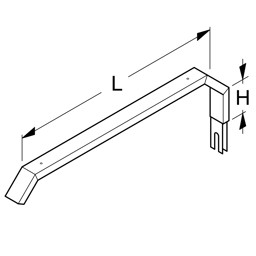 Zeige Details für Aufsteckbügel, 6x3 Anbau Bild von Aufsteckbügel, 6x3 Anbau