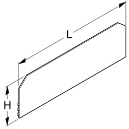 Zeige Details für Rückwand abgeschrägt H40 Bild von Rückwand abgeschrägt H40