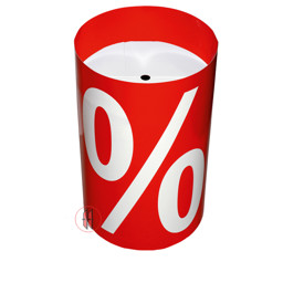 Zeige Details für Verkaufsschuette %-Zeichen Bild von Verkaufsschuette %-Zeichen