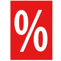 Zeige Details für Plakatkarton Prozentzeichen groß (10 Stück) Bild von Plakatkarton Prozentzeichen groß (10 Stück)