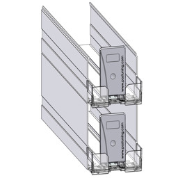 Zeige Details für Stapelbarer Oraltabak-Kanal für stehende Dosen, 68–73 mm, weiß, 2-Facing-Set Bild von Stapelbarer Oraltabak-Kanal für stehende Dosen, 68–73 mm, weiß, 2-Facing-Set