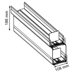 Zeige Details für Stapelkanäle für Kräuter | Warenvorschubsystem für Adapter-T-Profile | Weiß oder Schwarz Bild von Stapelkanäle für Kräuter | Warenvorschubsystem für Adapter-T-Profile | Weiß oder Schwarz