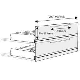 Zeige Details für Dark Market Klappe mit Griffleiste – Set für 10 Regalklappen, schwarz, B998 x H235 mm Bild von Dark Market Klappe mit Griffleiste – Set für 10 Regalklappen, schwarz, B998 x H235 mm
