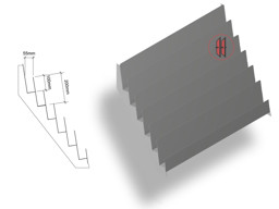 Zeige Details für Stufeneinsatz U-Form 6-stufig Bild von Stufeneinsatz U-Form 6-stufig