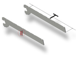 Zeige Details für Konsolen 2H (Paar) Bild von Konsolen 2H (Paar)
