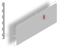Zeige Details für Rückwand Glatt H40cm Bild von Rückwand Glatt H40cm