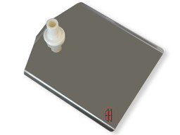 Zeige Details für Fußplatte Nirosta Bild von Fußplatte Nirosta