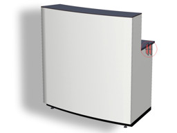 Zeige Details für Schreibplatzcounter Außenbogen 22,5° LINEUS Bild von Schreibplatzcounter Außenbogen 22,5° LINEUS