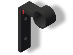 Zeige Details für Halterung für Fußreling gerade Solid York  Bild von Halterung für Fußreling gerade Solid York