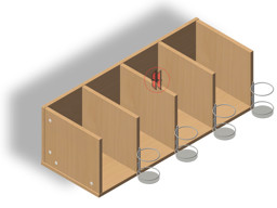 Zeige Details für Weinflaschenbox mit Weinflaschenhalter Bild von Weinflaschenbox mit Weinflaschenhalter