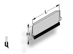 Bild von Sockelblende H16 für Obstregal