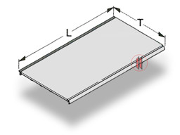 Zeige Details für Fachboden ausgeklinkt T60 Bild von Fachboden ausgeklinkt T60