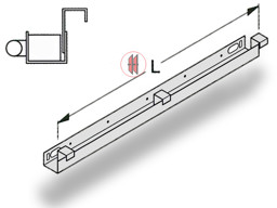 Bild von Beleuchtungshalter gerade