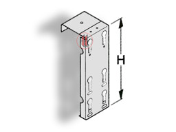 Zeige Details für Blendenträger für Holzblende ITL Bild von Blendenträger für Holzblende ITL
