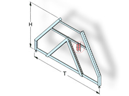 Zeige Details für Ständer beidseitig T182 H130 Bild von Ständer beidseitig T182 H130