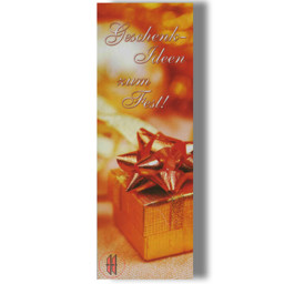 Bild von Papier-Banner einseitig 48x138cm Geschenkideen zum Fest