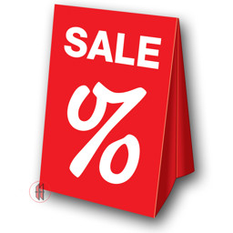 Zeige Details für Dachaufsteller SALE/%-Zeichen Bild von Dachaufsteller SALE/%-Zeichen