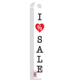 Zeige Details für Aktionshänger für Ständer I Love SALE Bild von Aktionshänger für Ständer I Love SALE