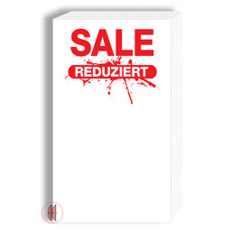 Zeige Details für Preisschilder m. Aufdruck SALE/Reduziert VE=50 Stück Bild von Preisschilder m. Aufdruck SALE/Reduziert VE=50 Stück
