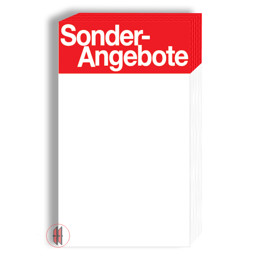 Zeige Details für Preisschilder m. Aufdruck Sonder-Angebote VE=50 Stück Bild von Preisschilder m. Aufdruck Sonder-Angebote VE=50 Stück