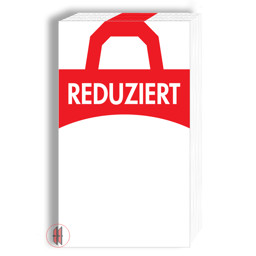 Zeige Details für Preisschilder m. Aufdruck Reduziert VE=50 Stück Bild von Preisschilder m. Aufdruck Reduziert VE=50 Stück