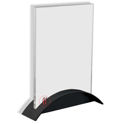 Zeige Details für Menükartenhalter mit Sockel Bild von Menükartenhalter mit Sockel