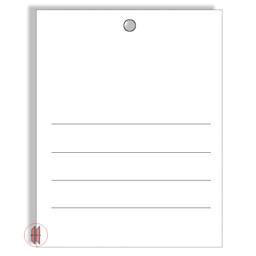 Zeige Details für Stückwarenanhänger Linien (1000 Stück) Bild von Stückwarenanhänger Linien (1000 Stück)