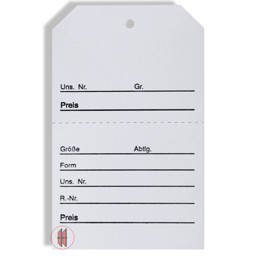 Zeige Details für Konfektionsanhänger 55x90mm (1000 Stück) Bild von Konfektionsanhänger 55x90mm (1000 Stück)