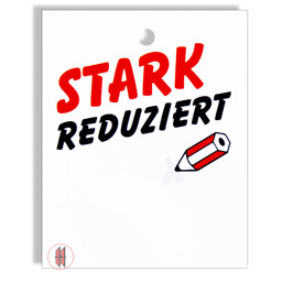 Zeige Details für Stückwarenanhänger Stark Reduziert (500 Stück) Bild von Stückwarenanhänger Stark Reduziert (500 Stück)