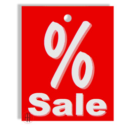 Zeige Details für Stückwarenanhänger % SALE (500 Stück) Bild von Stückwarenanhänger % SALE (500 Stück)