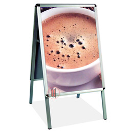 Zeige Details für Kundenstopper A0 32mm Profil Bild von Kundenstopper A0 32mm Profil