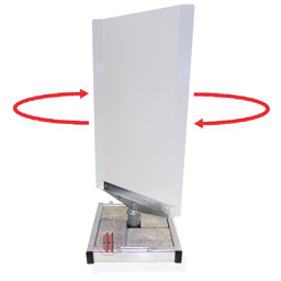 Zeige Details für Windpaneel 49x103cm weiß Bild von Windpaneel 49x103cm weiß