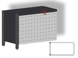 Zeige Details für Verkaufstisch / Counter VARIUS AM 125 Bild von Verkaufstisch / Counter VARIUS AM 125