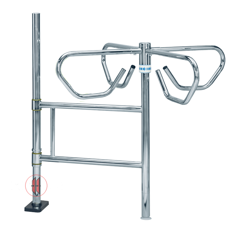 Bild von Drehkreuz ausschwenkbar H95cm verchromt