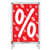Bild von Banner für Kundenstopper A1 Prozentzeichen