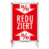 Bild von Banner für Kundenstopper A1 Reduziert / Prozentzeichenpfeile