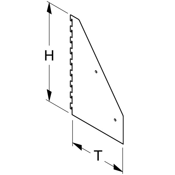 Bild von Seitenverkleidung Stufeneinsatz U-Form 6stufig (Paar)