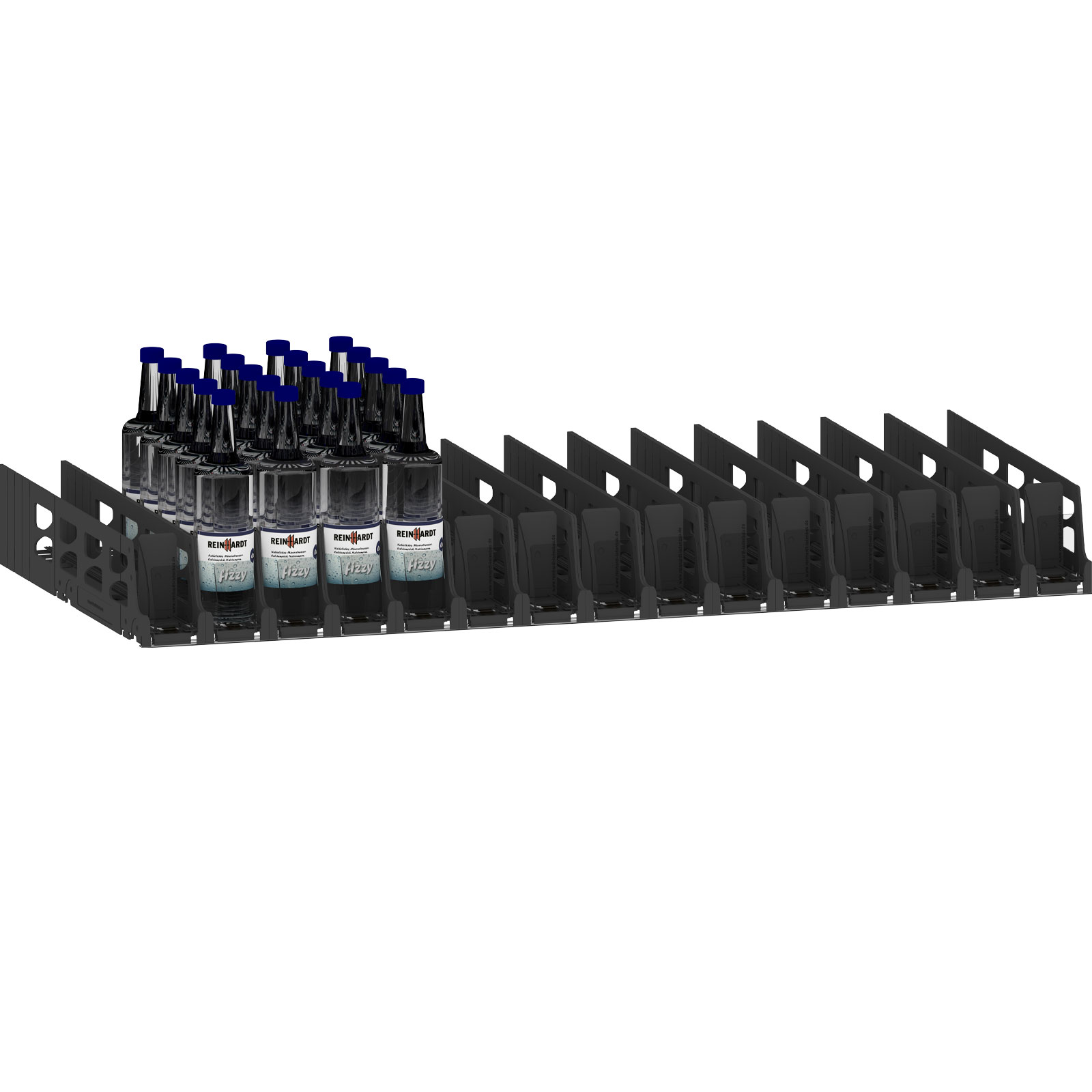 Bild von Bestückungsset POS-T SuperVario für Wasserflaschen bis 0,7 l – Komplettset mit variablen Warenvorschubkanälen