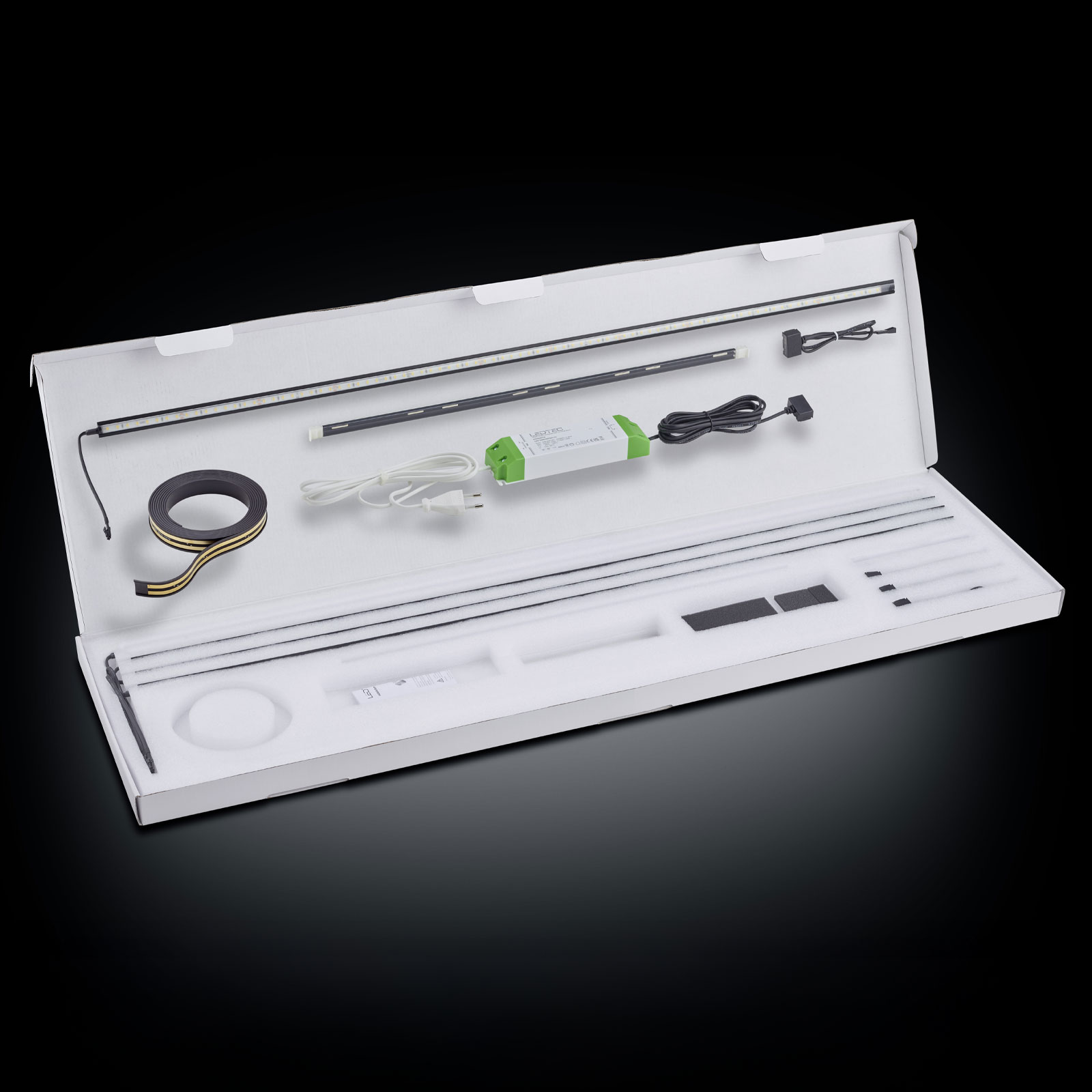 Bild von Starterset mit 4 LED-Regalleuchten AM100